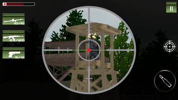 Lone commando sniper shooter
