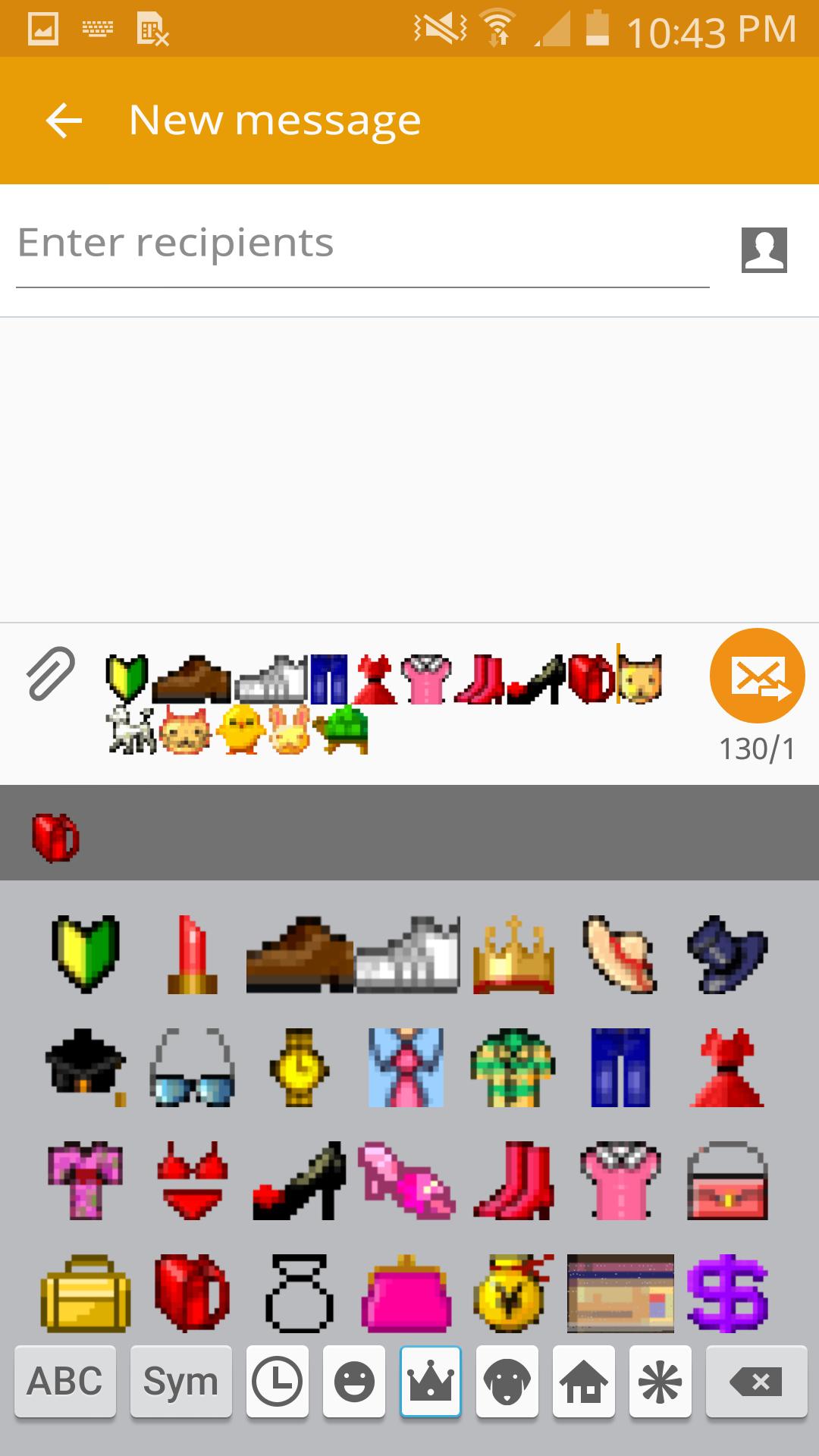 Emoji Fonts Message Maker