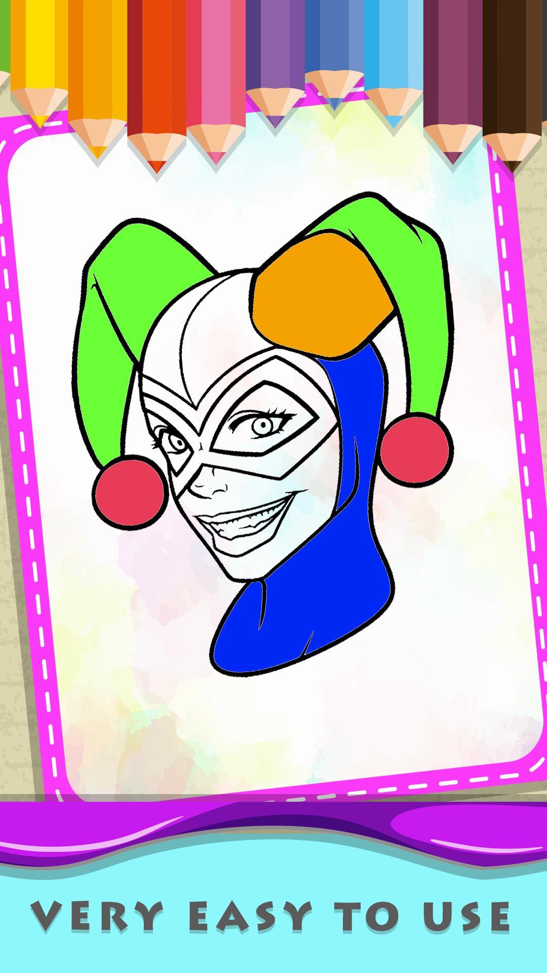 Comic Superhero Coloring Book
