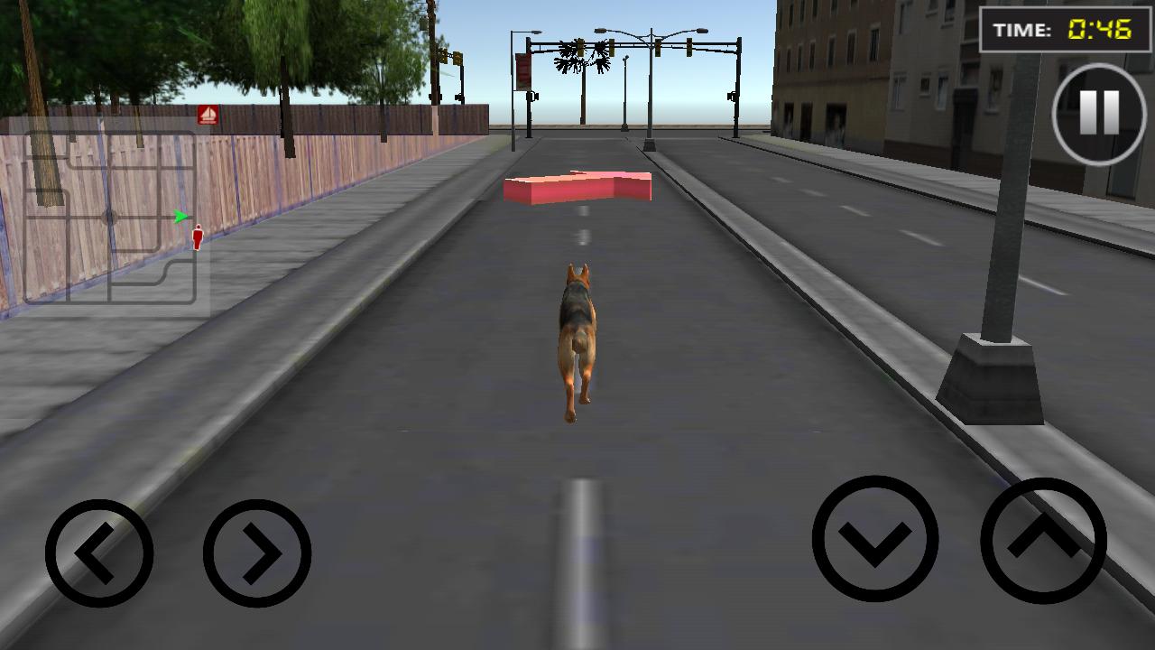 Crime City Police Dog Chase