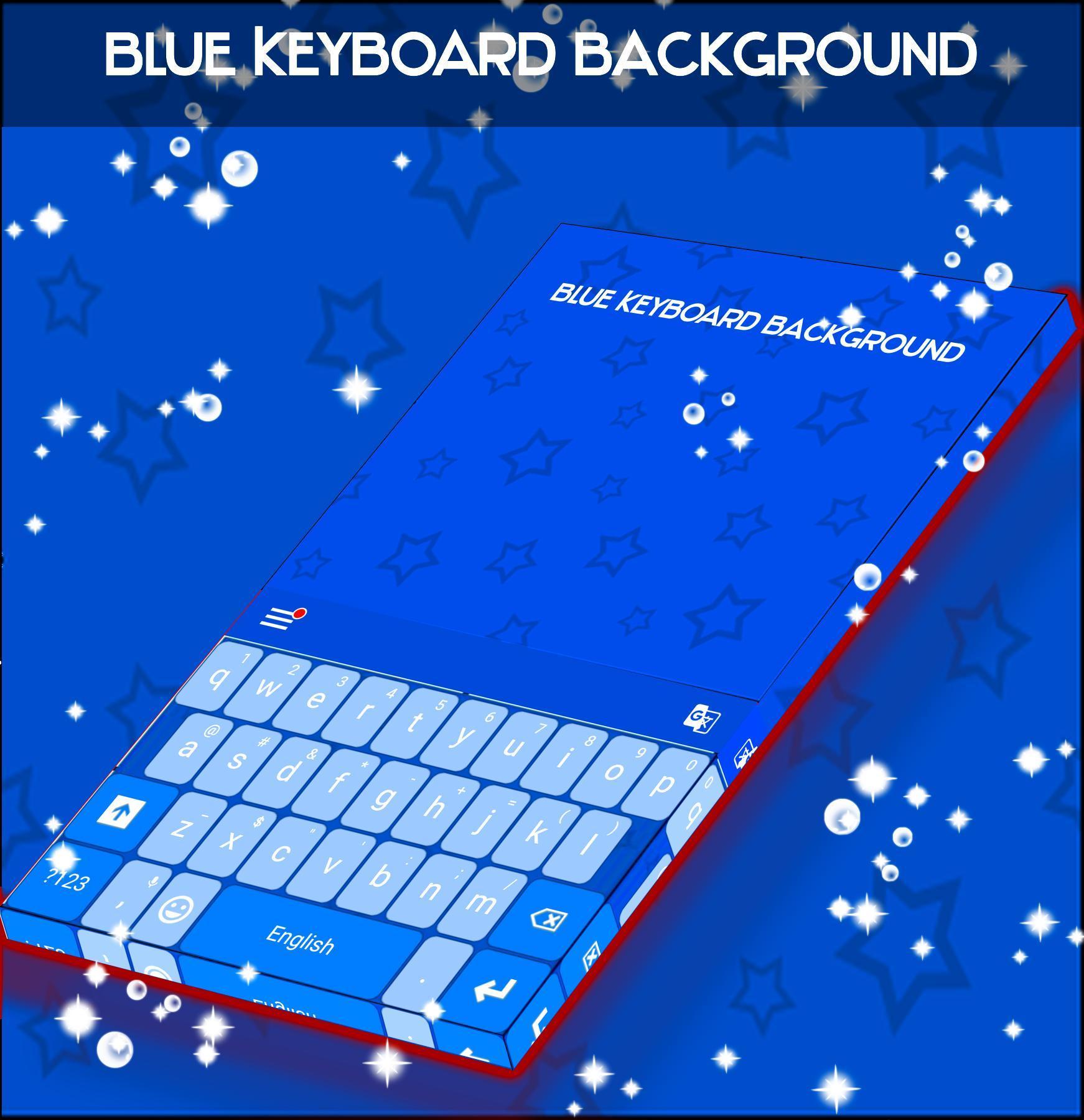 Blue Keyboard Background