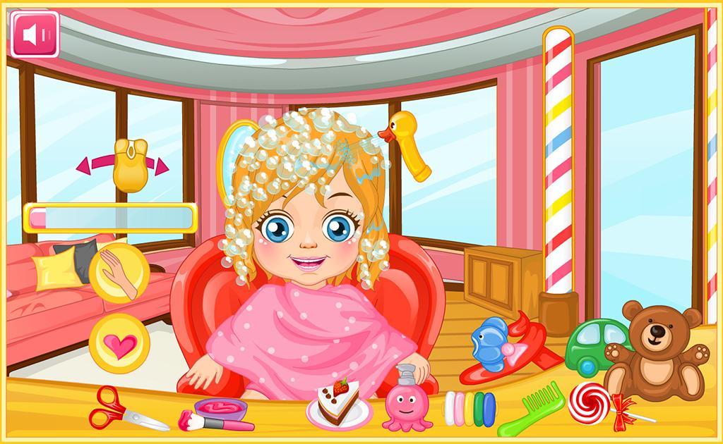 Casual baby game - Hair salon