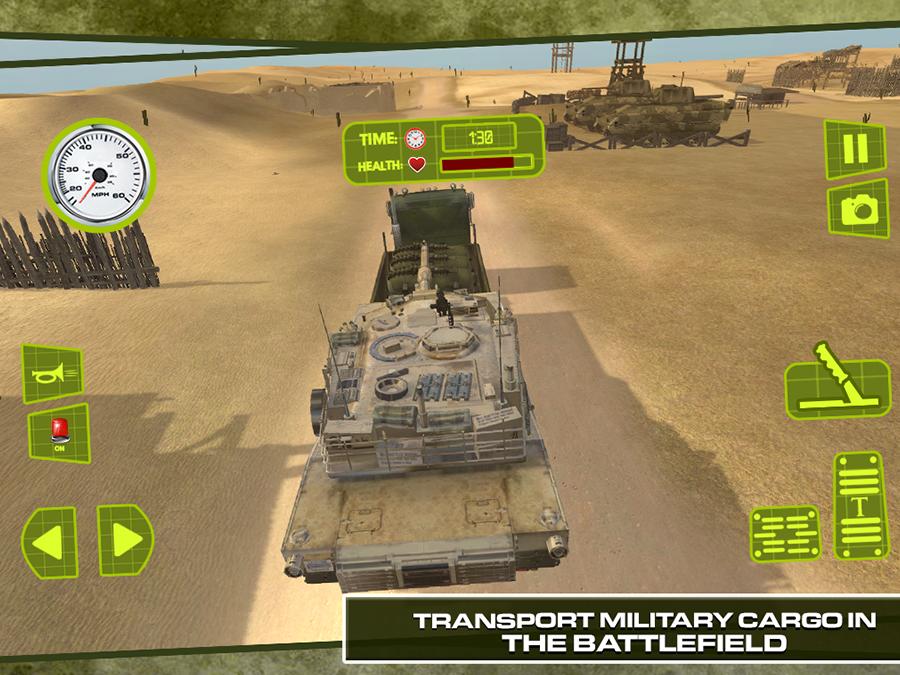 Army War Truck Transport