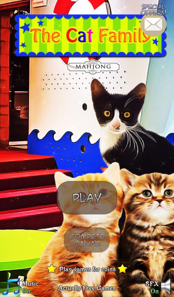 Hidden Mahjong: The Cat Family