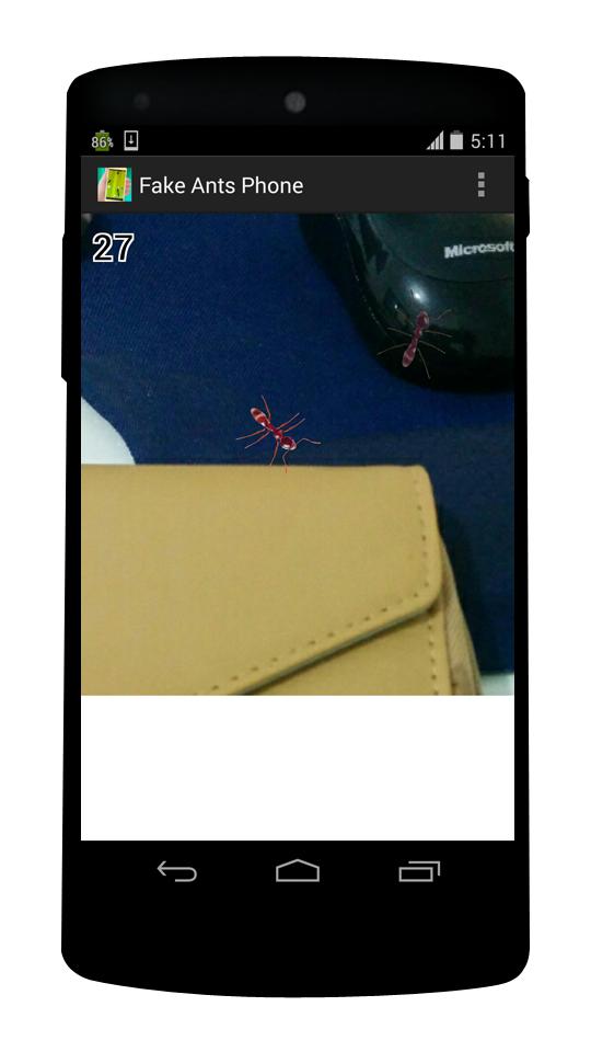 Fake Ants In Phone