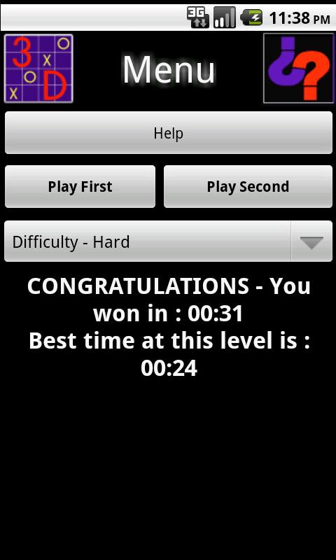 Tic Tac Toe 3D - HD