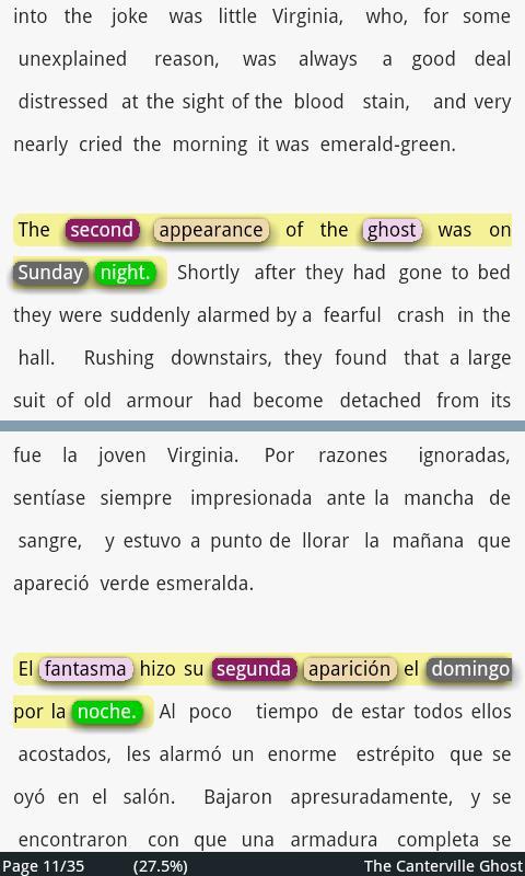 Canterville Ghost; engl/span