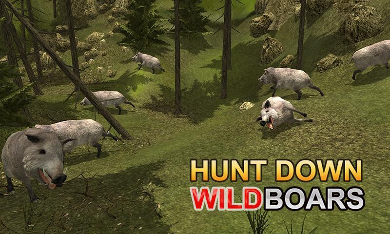 3D Wild Boar Hunter Simulator