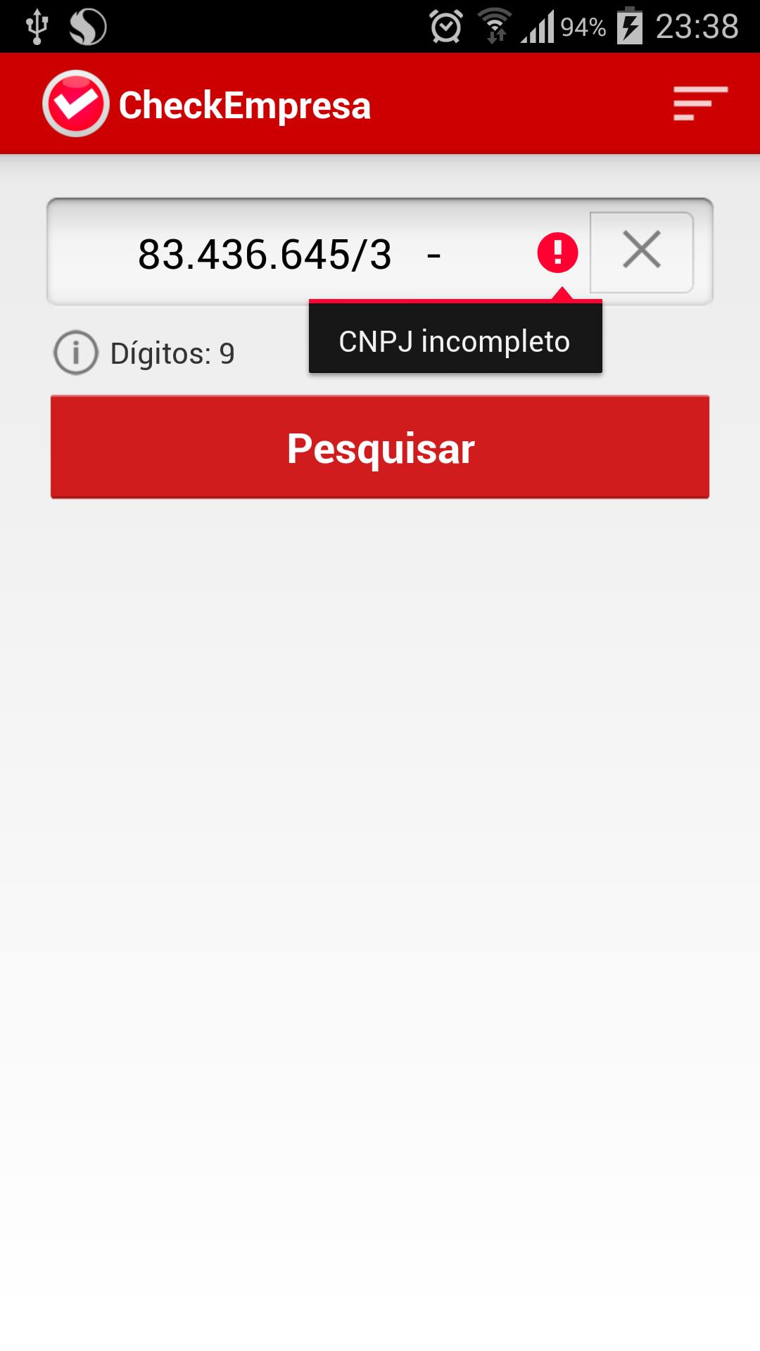 Consulta CNPJ - Check Empresa