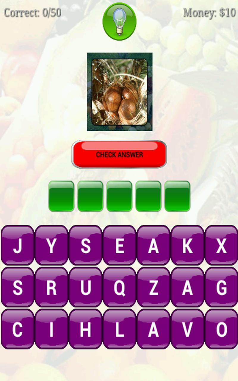 Tebak Nama : Buah Buahan
