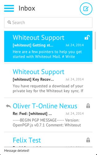 Whiteout Mail