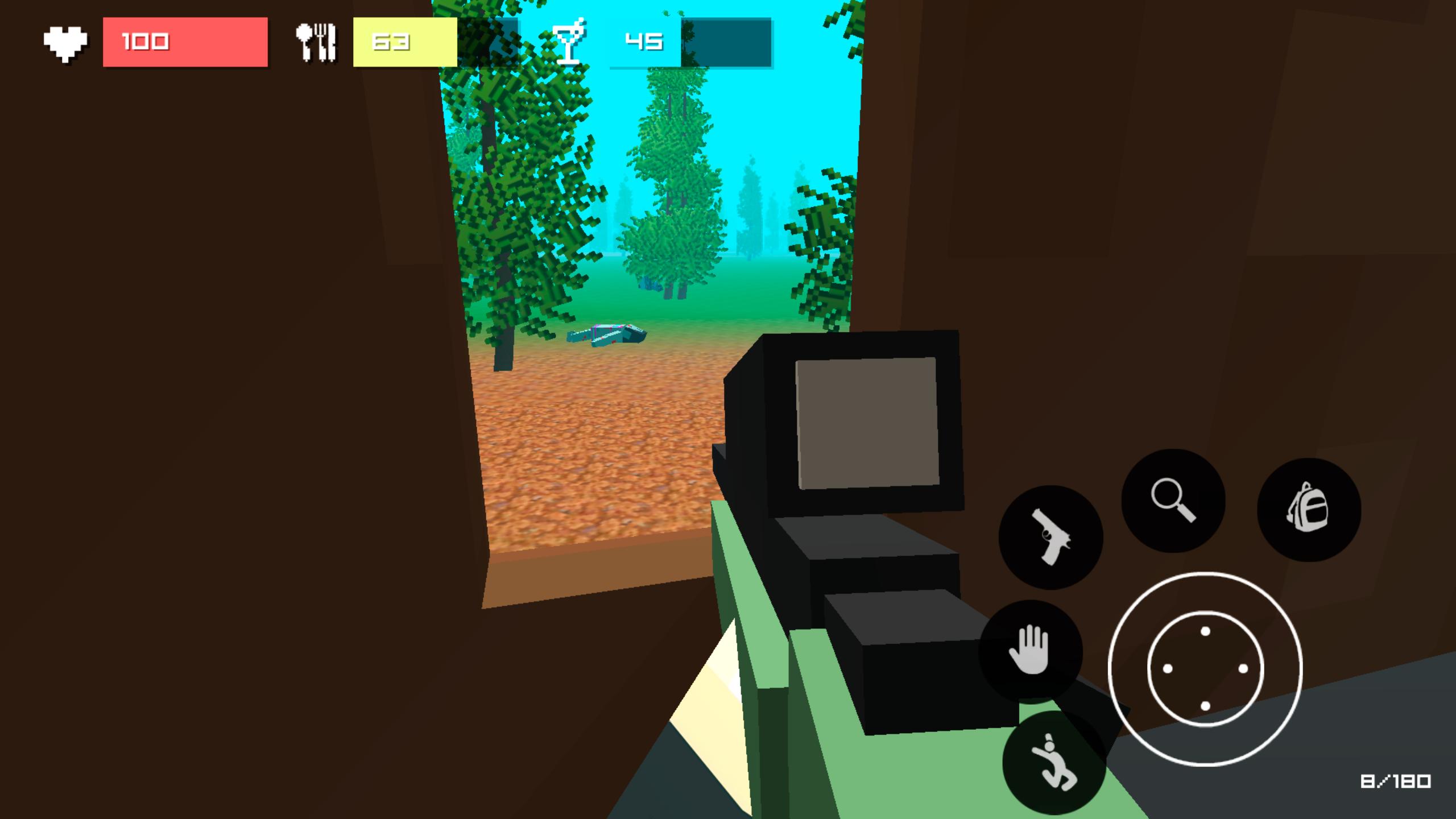 Multicraft block: gun 3d HD
