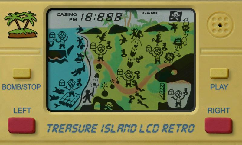 Treasure Island LCD Retro