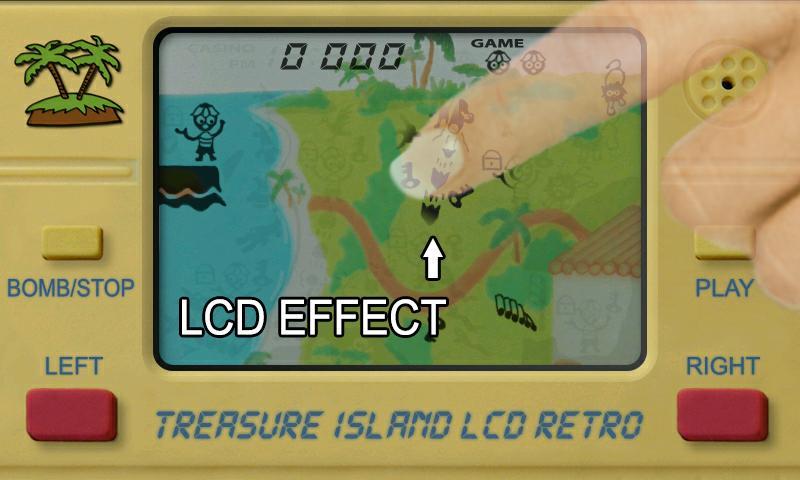 Treasure Island LCD Retro
