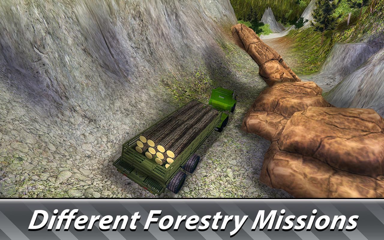 Logging Harvester Truck