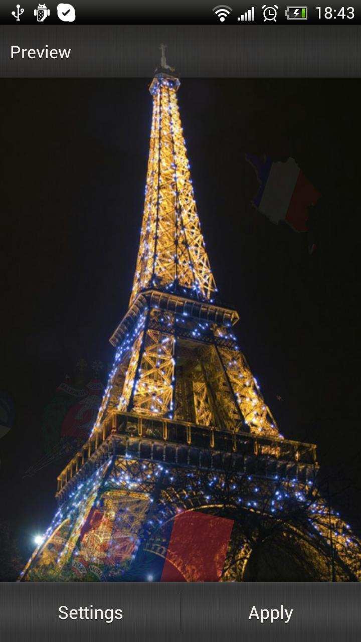 Eiffel Tower Live Wallpaper