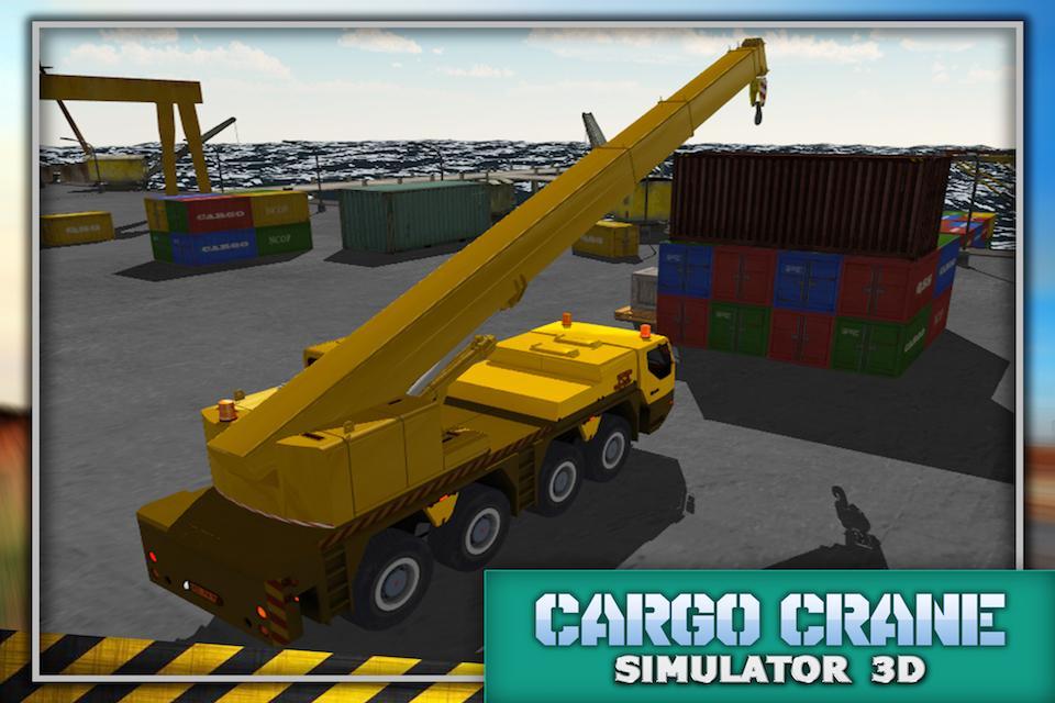 Heavy Cargo Crane Simulator 3D
