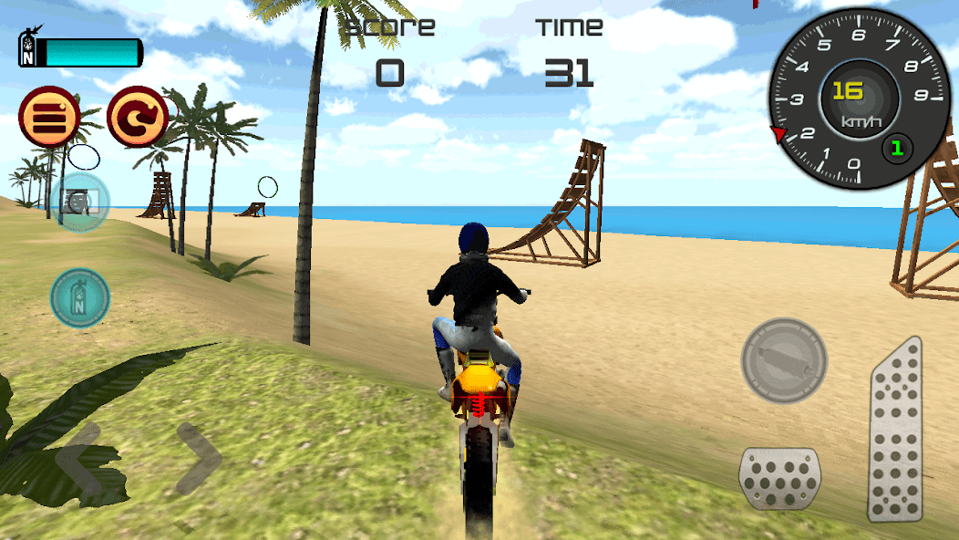 Motocross Beach Jumping 3D
