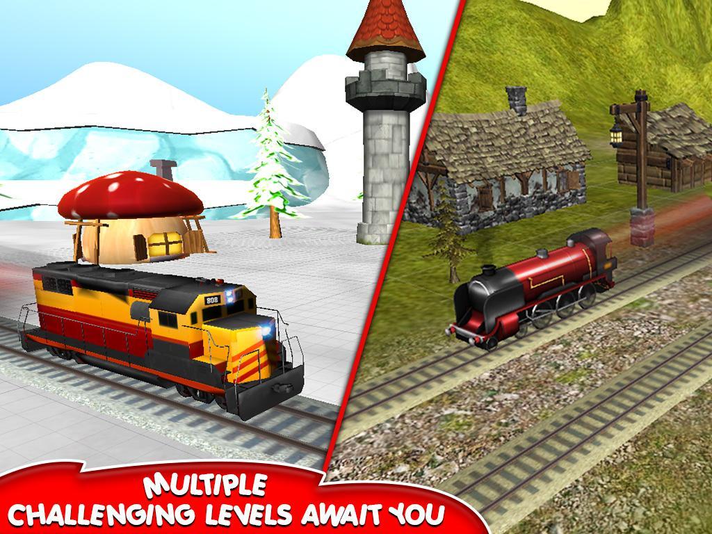 Kids Train Racing