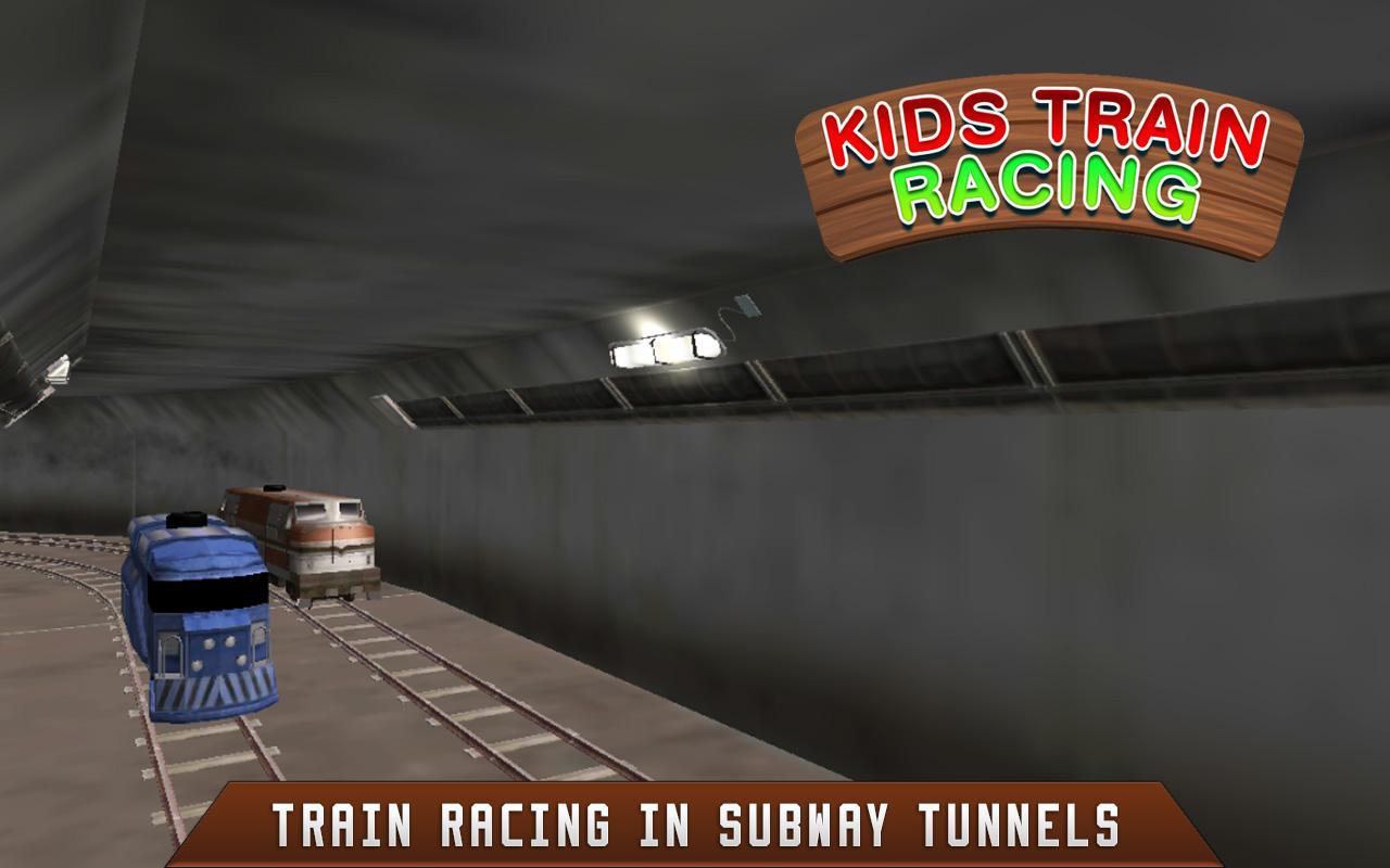 Kids Train Racing