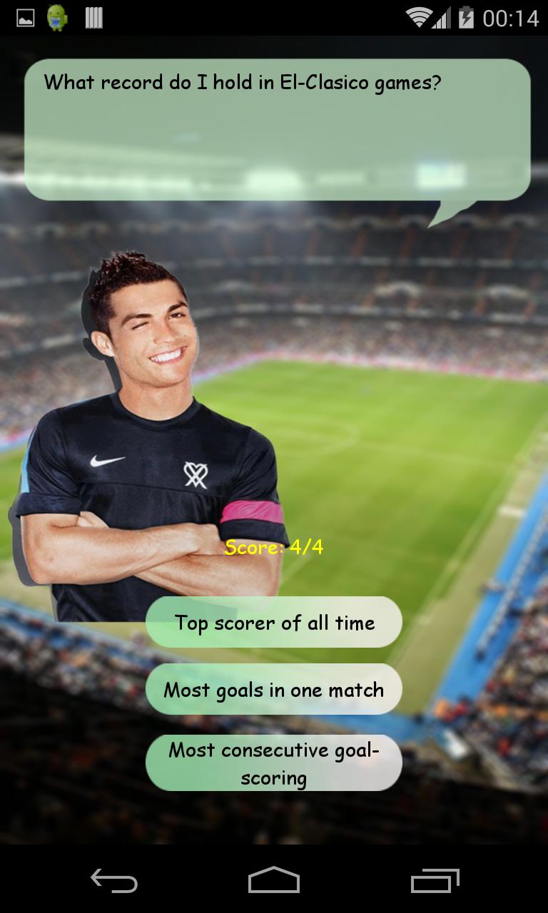 Ronaldo : A Quiz Game