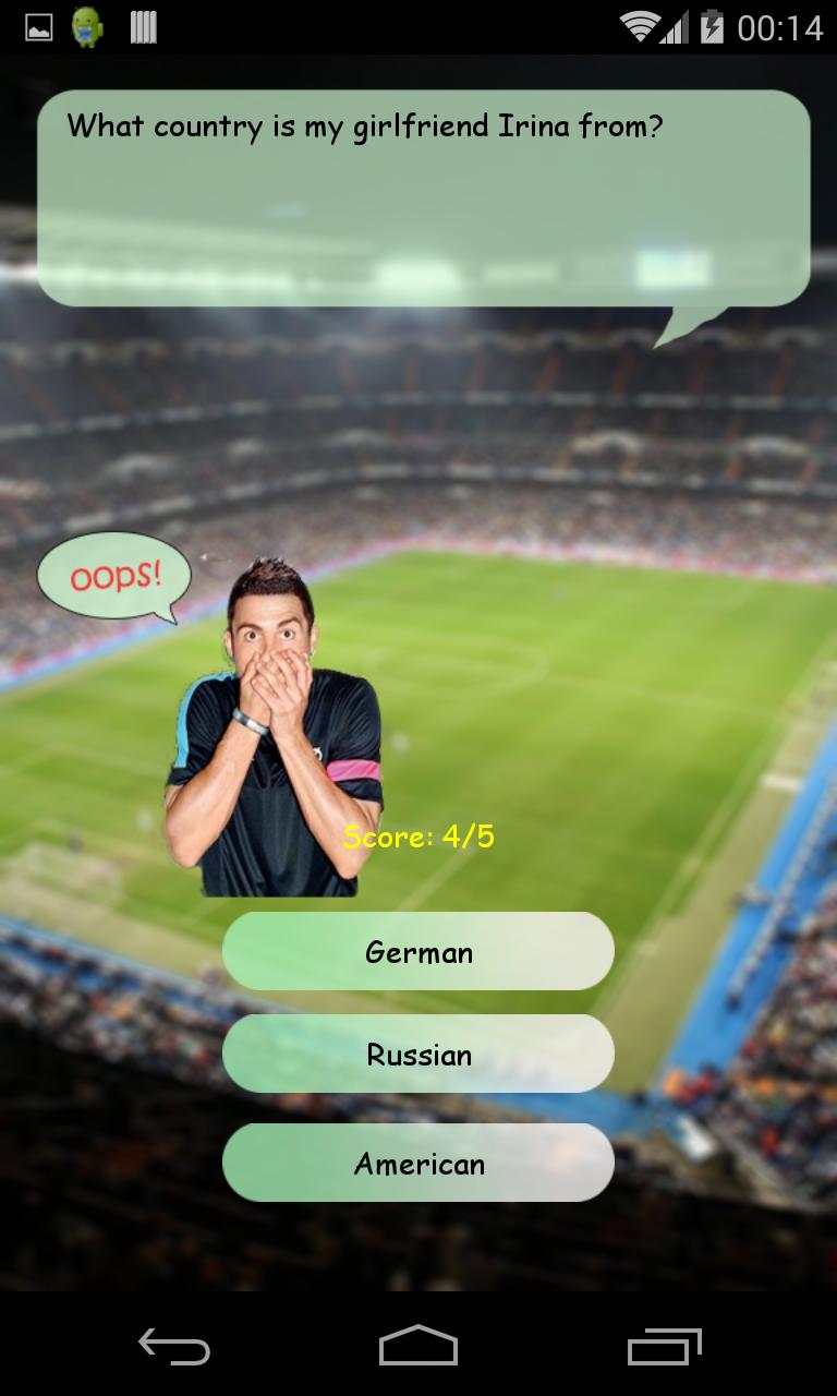 Ronaldo : A Quiz Game
