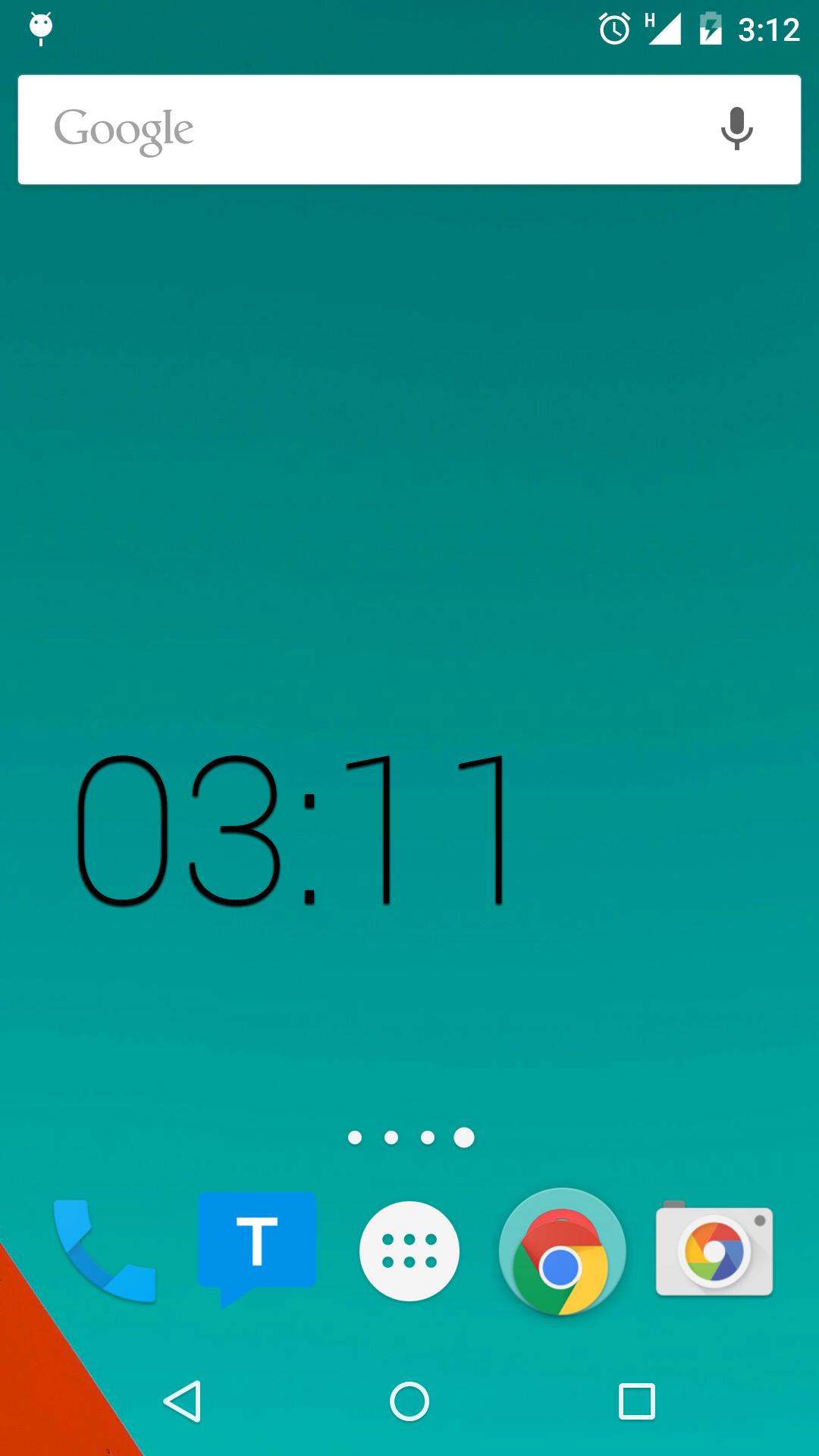 Roboto Clock