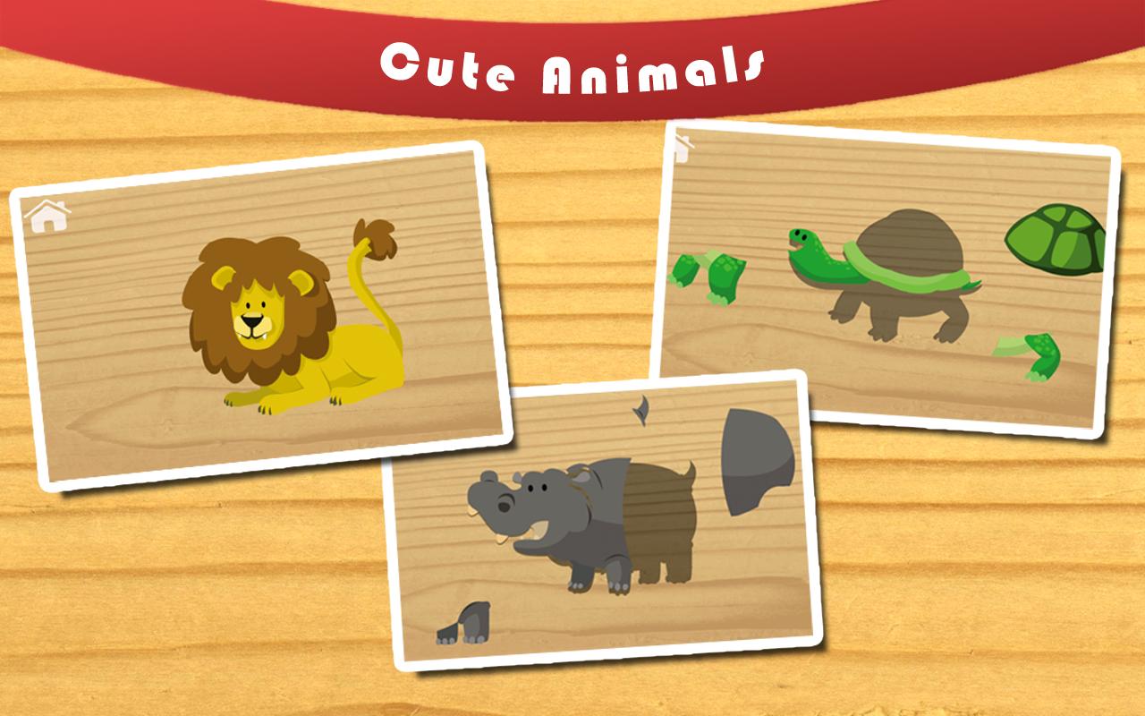 Animals Puzzle For Kids - Free