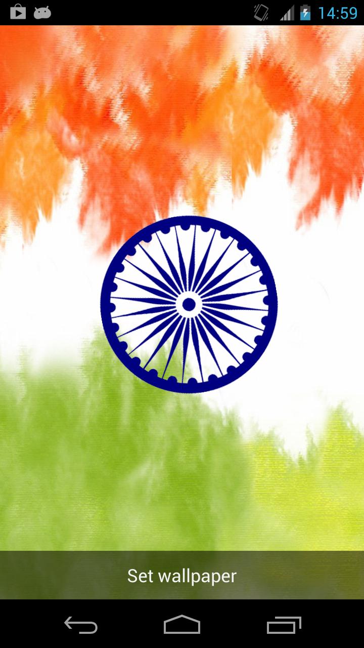 Indian Flag live wallpaper