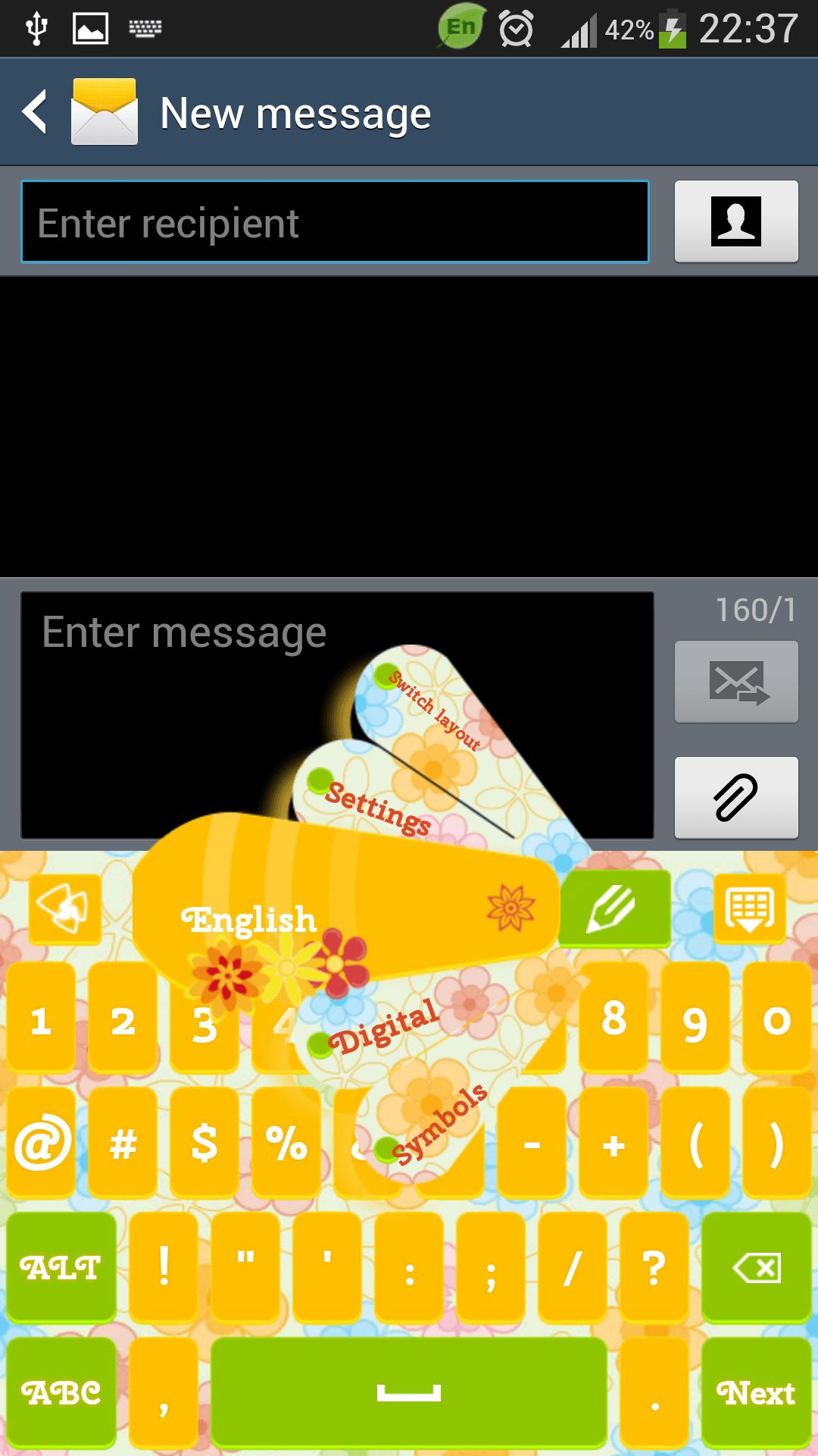 Keyboard Flower Power